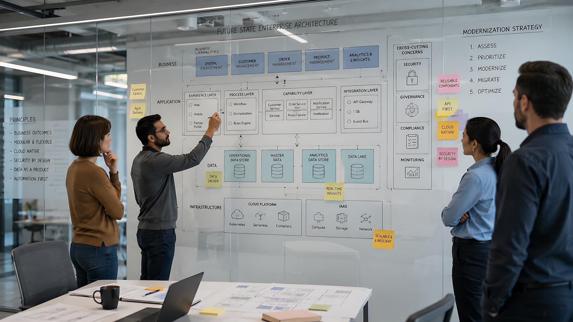 Consultant ITValue analysant un système SAP lors d'un audit